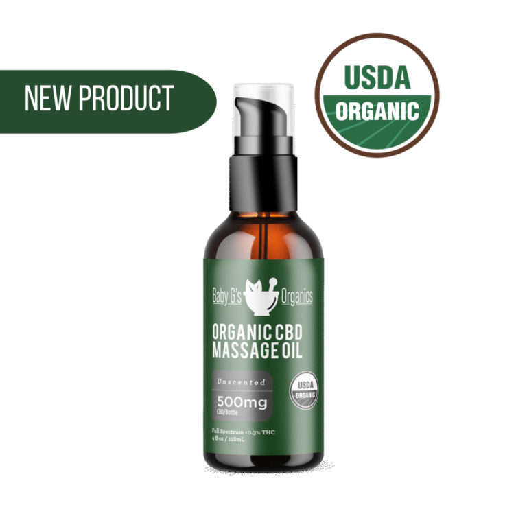 Organic CBD Massage Oil